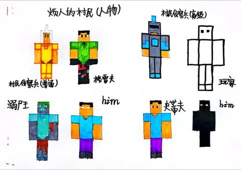 我的世界的人物怎么画[图1]