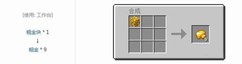 我的世界金块有什么用[图2]