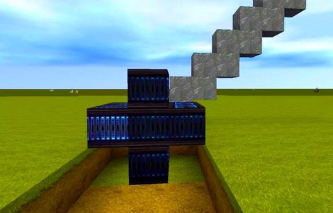 迷你世界爬梯怎么下